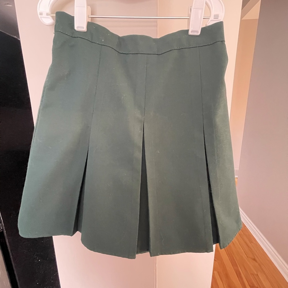 Olive green skirt